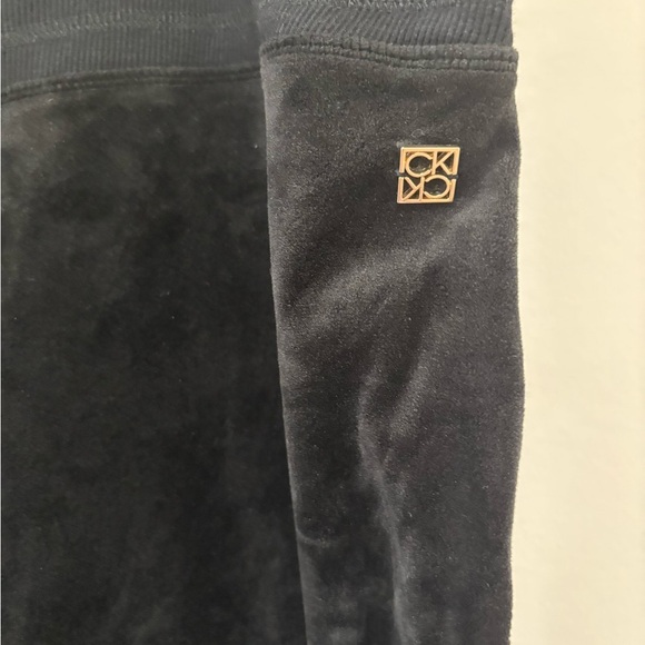 Calvin Klein Black Joggers with Gold Details - Picture 3 of 5